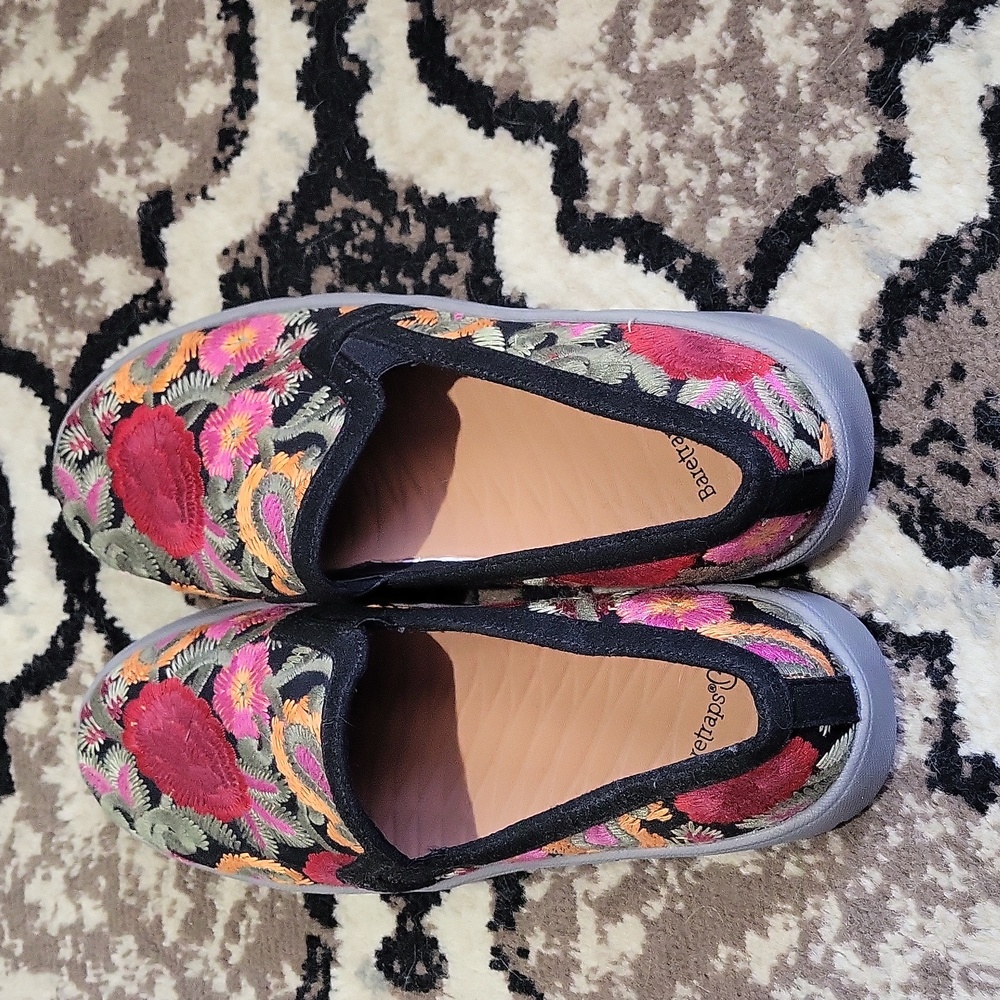 Baretraps Embroidered Slip On Sneaker Shoes